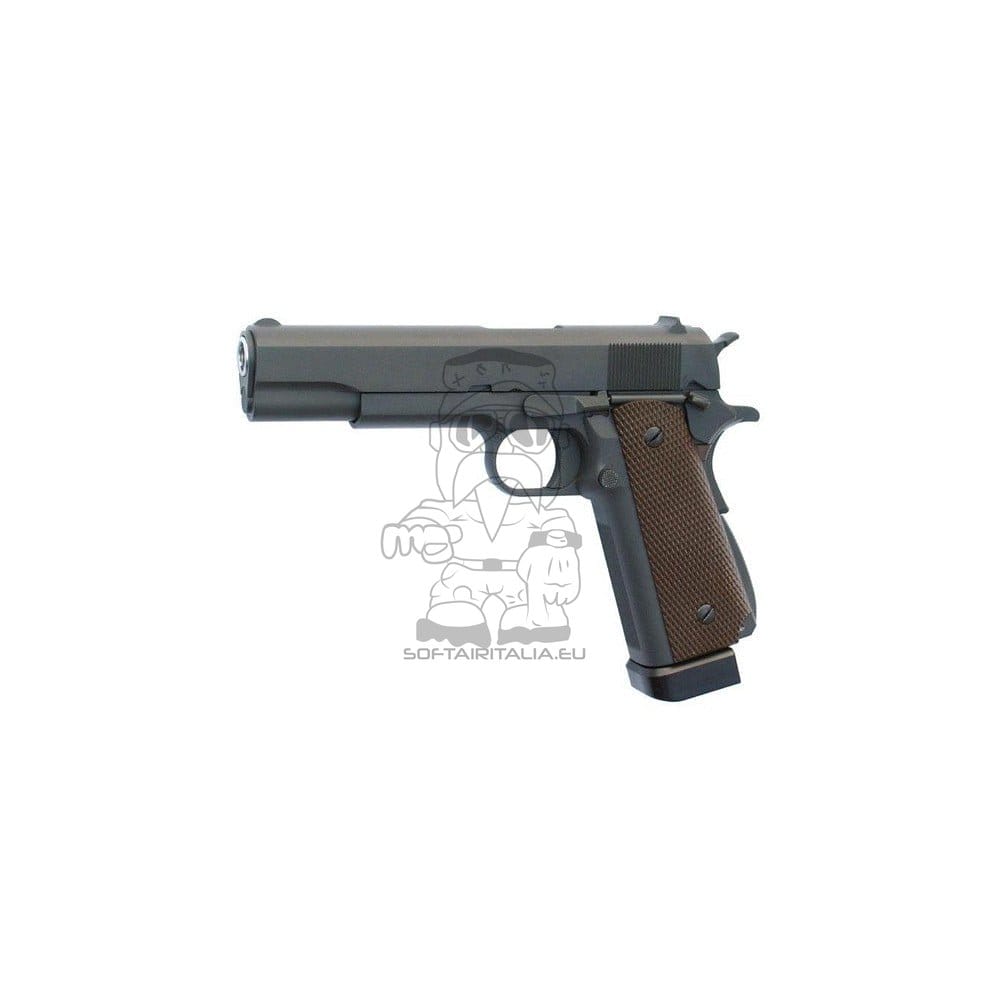 Pistola a CO2 scarrellante 1911 full metal di WE