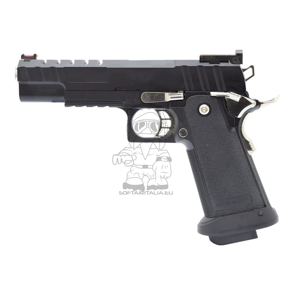 Pistola a Gas Scarrellante Hi-Capa 3343 Full Metal Nera di GOLDEN EAGLE