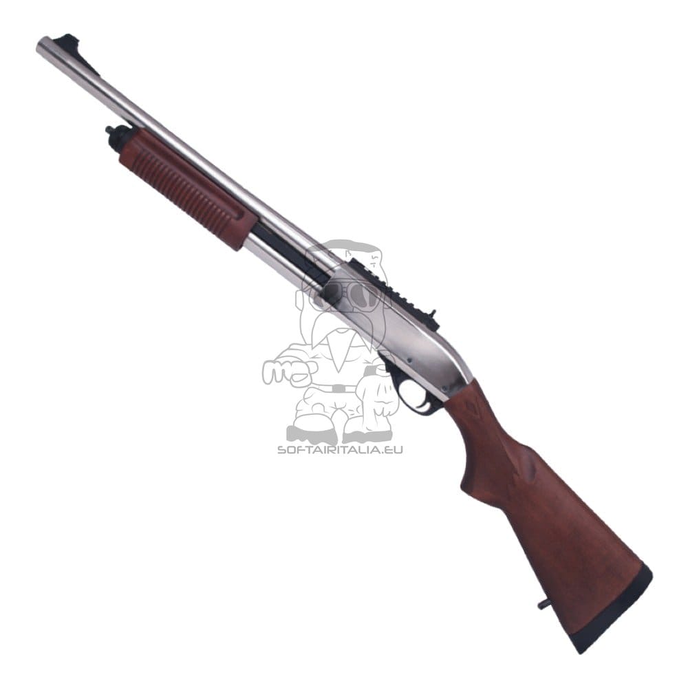 Fucile a pompa a gas in vero legno silver di GOLDEN EAGLE