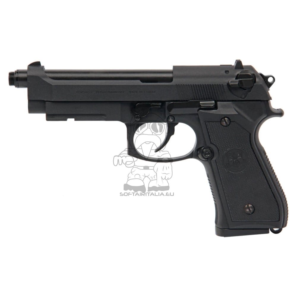 Pistola a gas scarrellante GPM92 GP2 nera di G&G