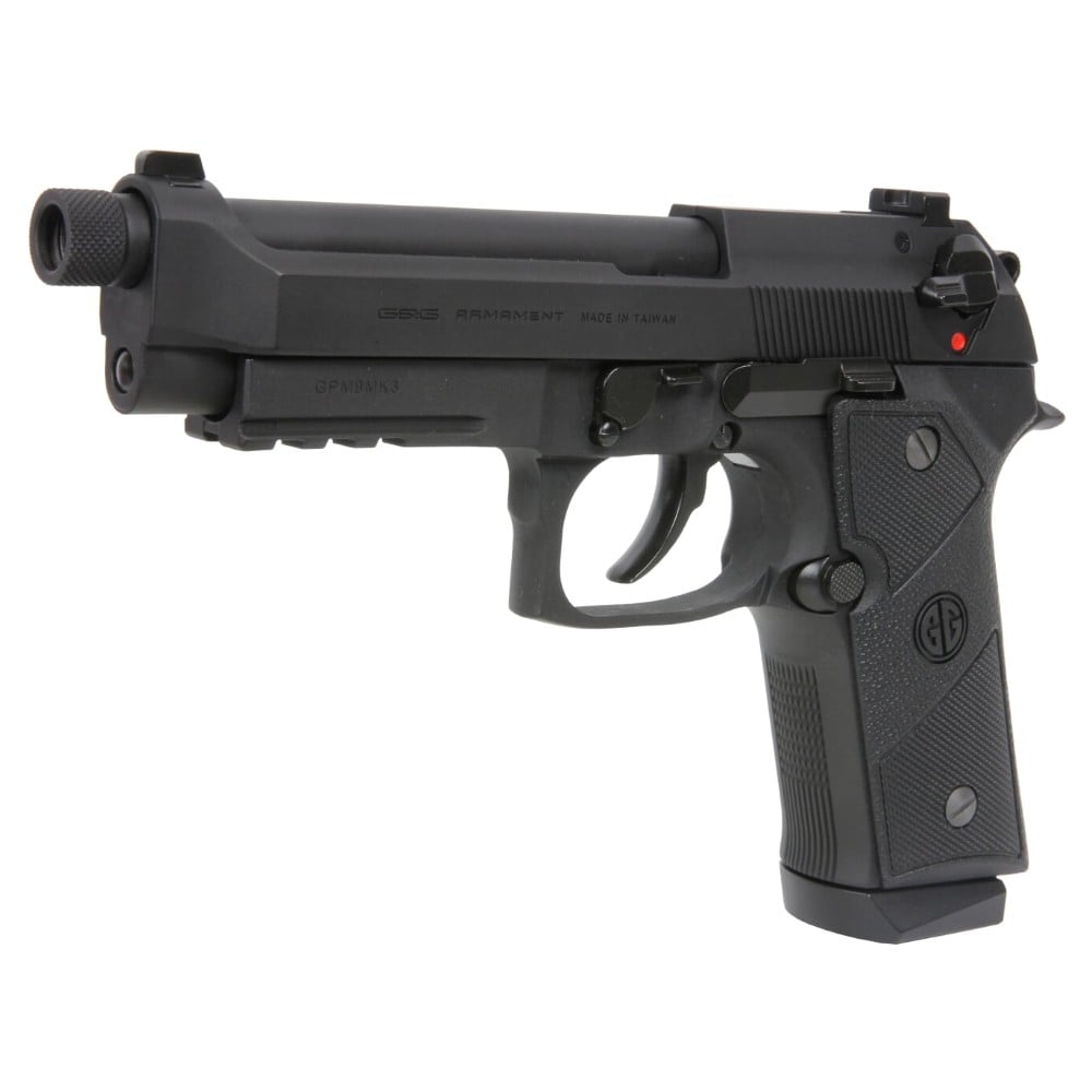 Pistola a gas scarrellante GPM9 MK3 nera di G&G