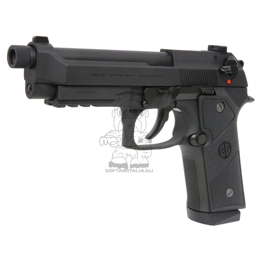 Pistola a gas scarrellante GPM9 MK3 nera di G&G