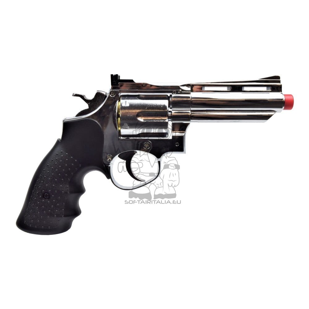 Revolver a gas 4 pollici argento di HFC