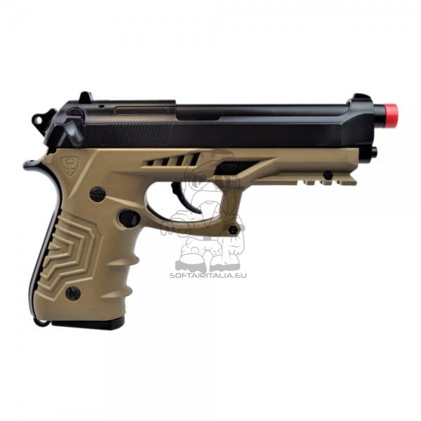 Pistola a gas scarrellante Hg-173 Tan di HFC