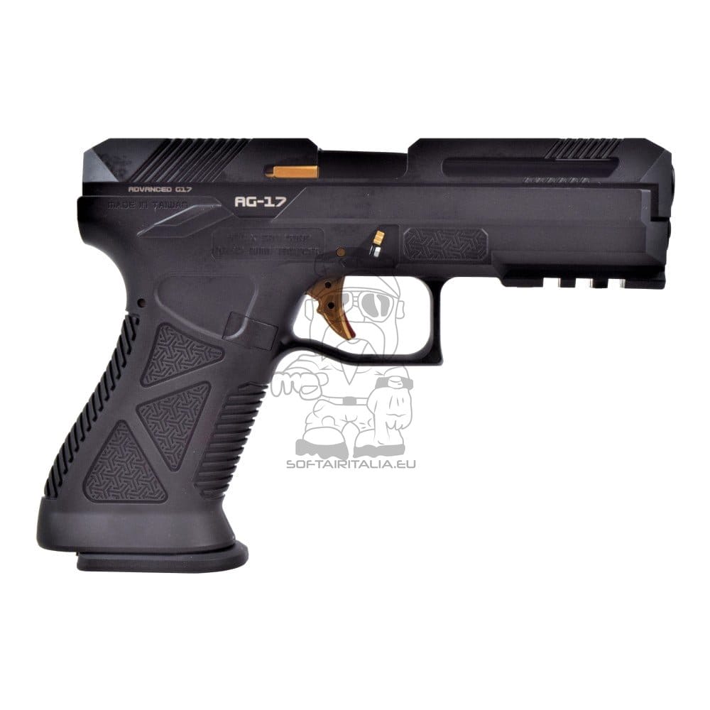 Pistola a gas G17 nera di HFC