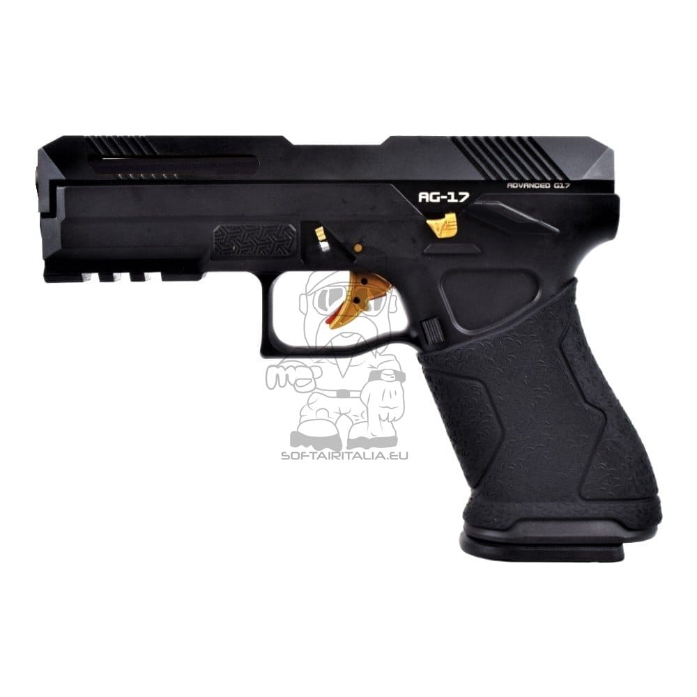 Pistola a gas G17 nera di HFC