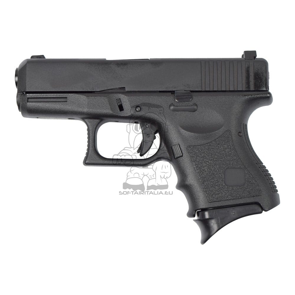 Pistola a gas scarrellante half metal nera di HFC