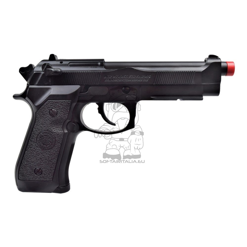 Pistola a gas scarrellante half metal nera di HFC
