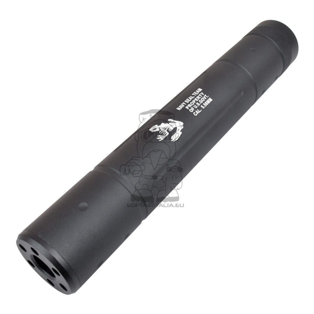 Silenziatore tipo A 195mm x 30mm per softair di CYMA