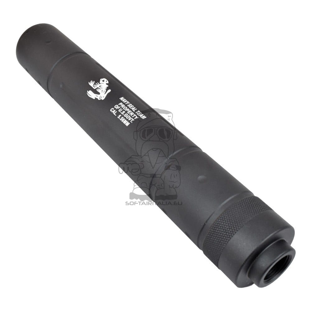 Silenziatore tipo A 195mm x 30mm per softair di CYMA