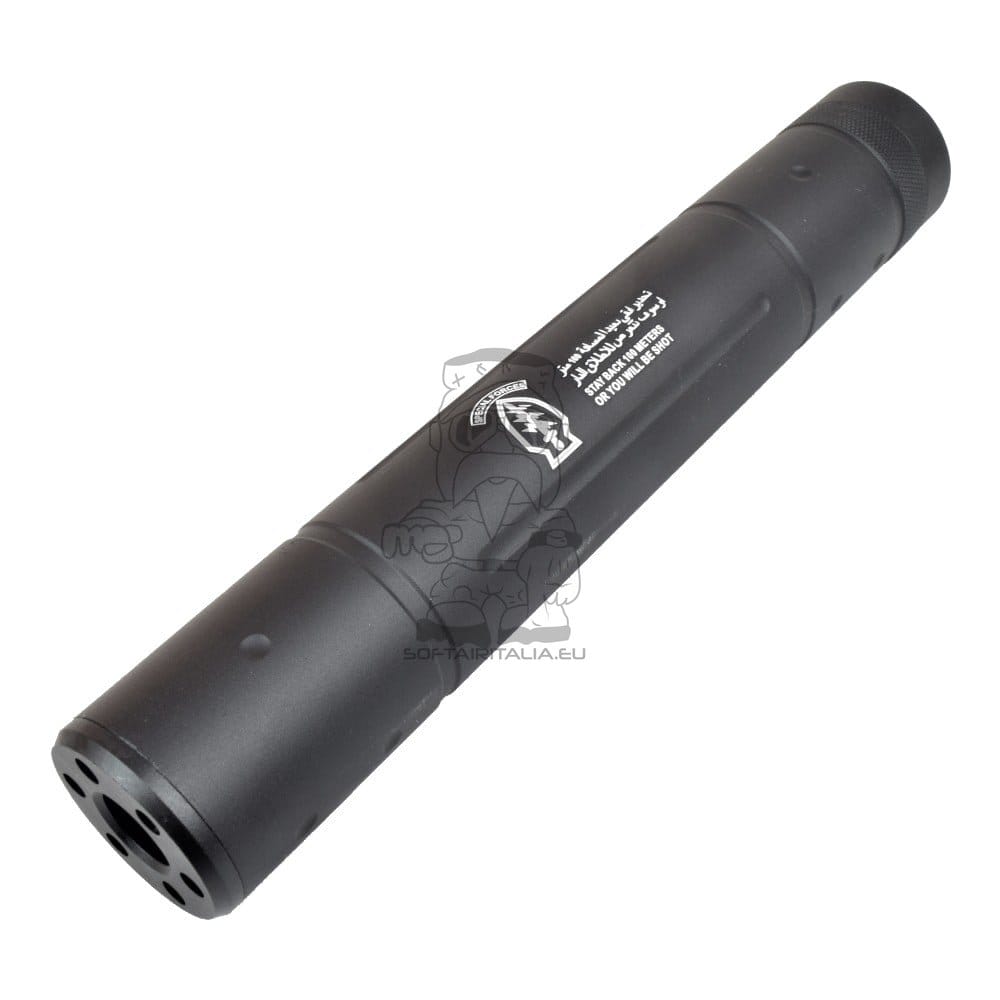 Silenziatore tipo D 195mm x 30mm di CYMA