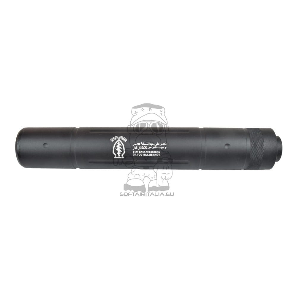 Silenziatore tipo D 195mm x 30mm di CYMA