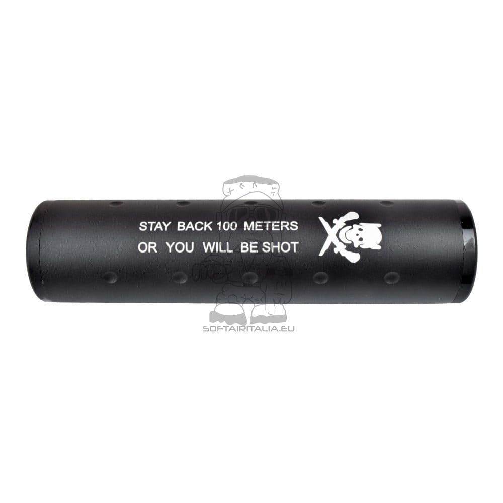 Silenziatore Skull 130mm x 30mm di CYMA