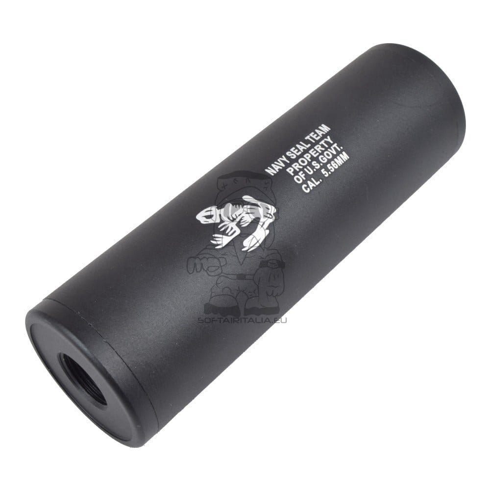 Silenziatore tipo A 110x35mm per softair di CYMA