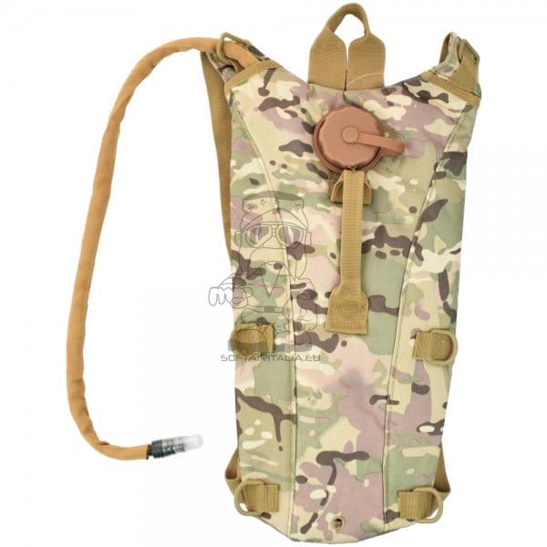 Zaino con sacca per acqua 3 litri Multicam di ROYAL