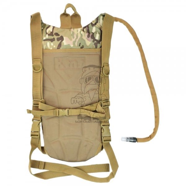 Zaino con sacca per acqua 3 litri Multicam di ROYAL
