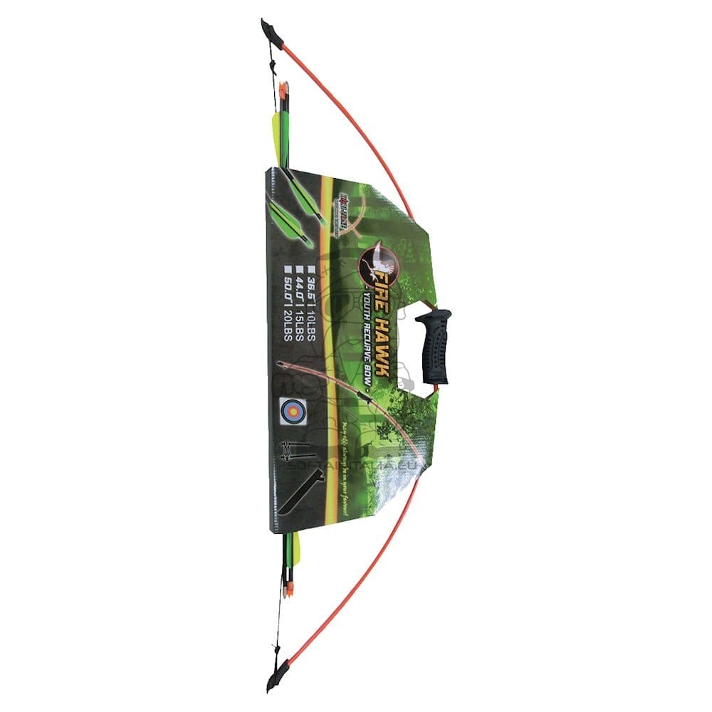 Arco ricurvo per ragazzi Fire Hawk 10 libbre arancione
