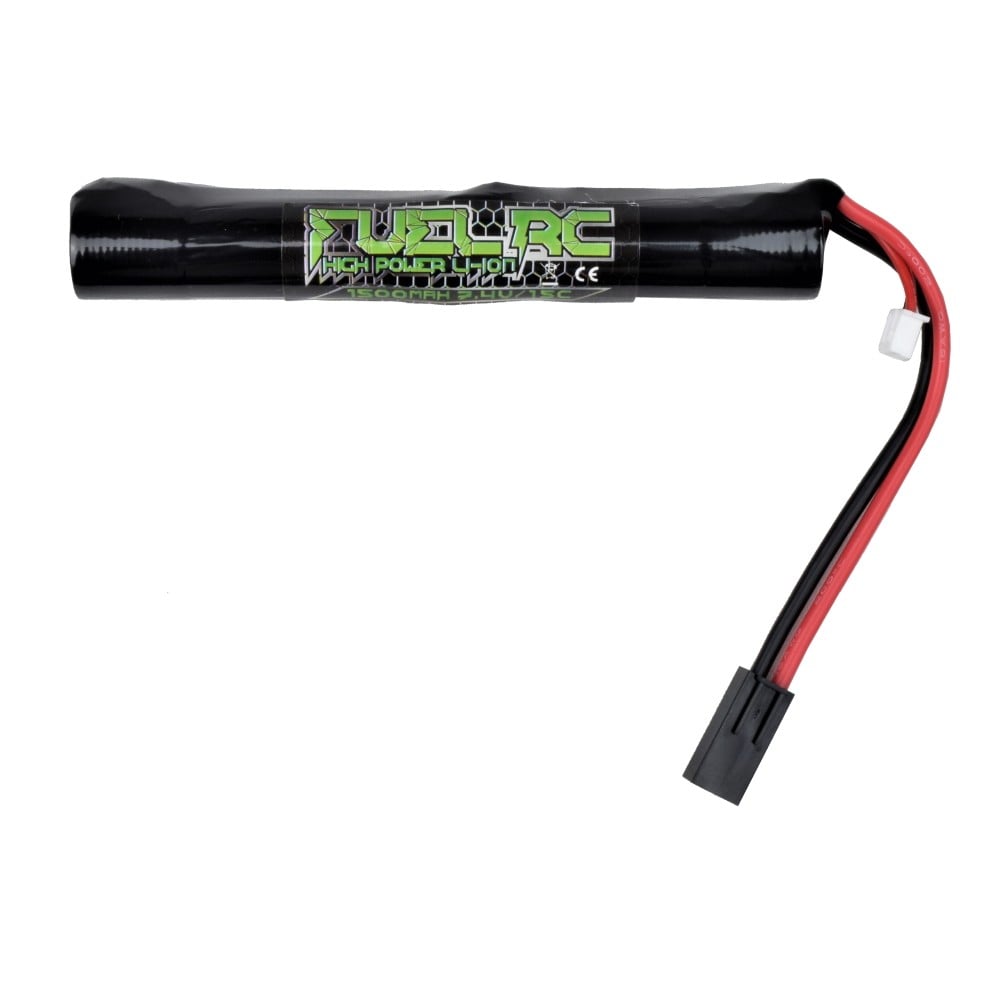 Batteria Li-Ion 7.4V 1500mAh 20C stick per softair di FUEL