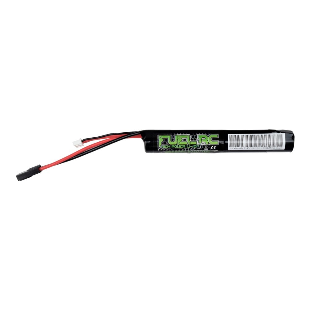 Batteria Li-Ion 7.4V 2500mAh 10C Stick di FUEL