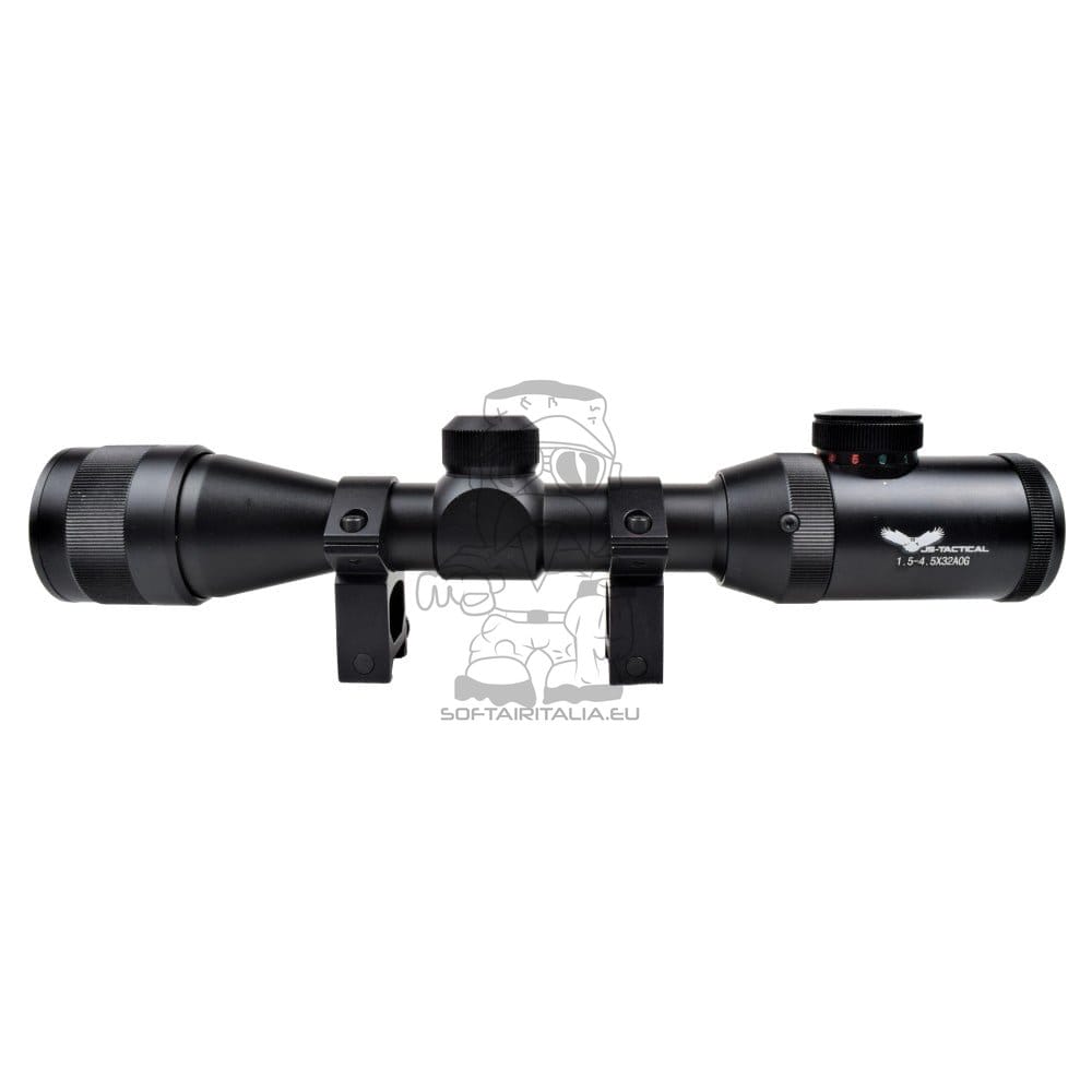 Ottica zoom 1.5X - 4.5X con lente da 32mm di JS-TACTICAL