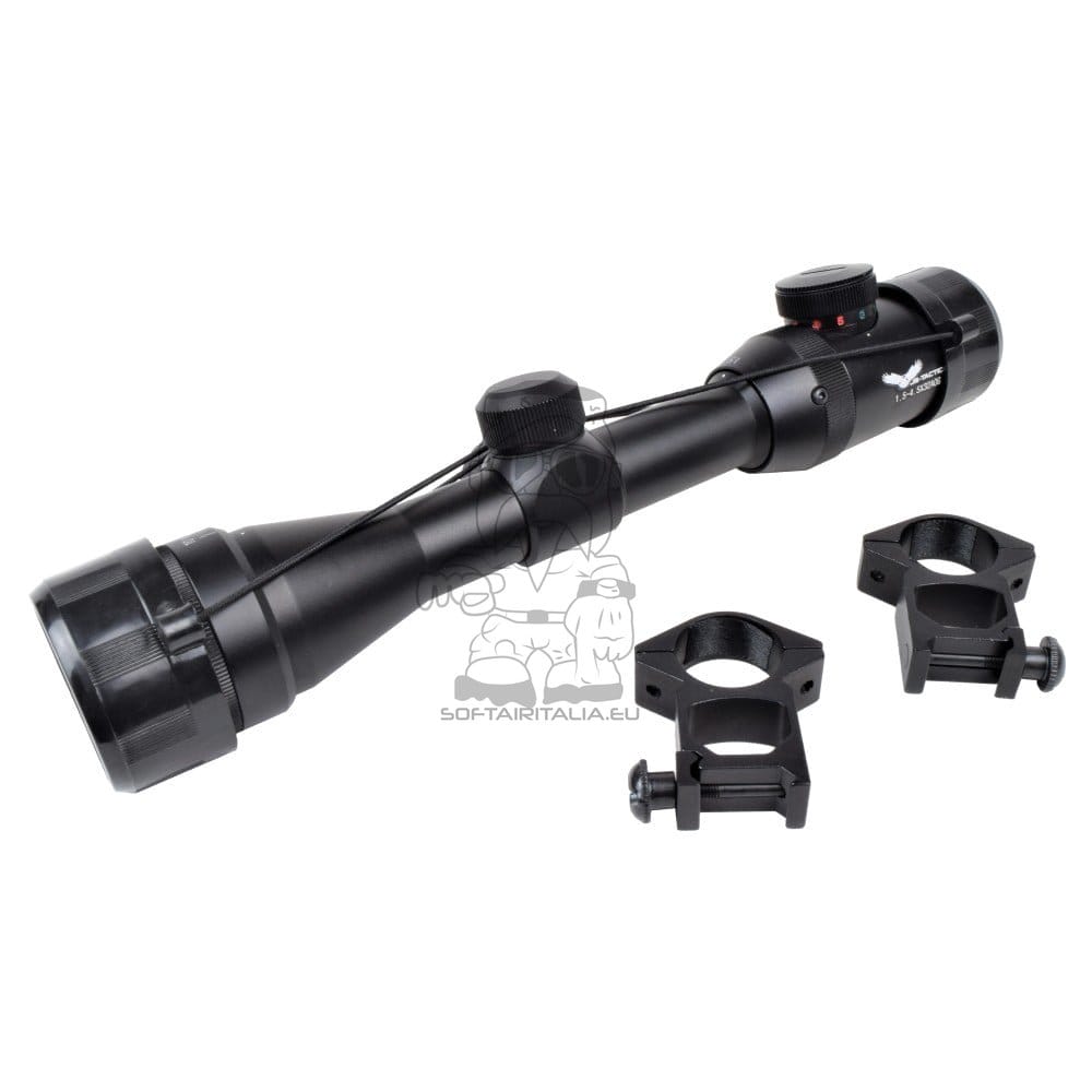Ottica zoom 1.5X - 4.5X con lente da 32mm di JS-TACTICAL