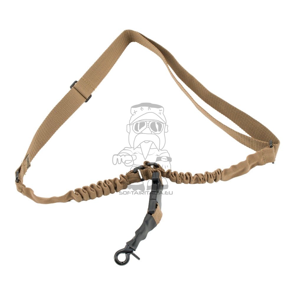 Cinghia a 1 punto Bungee Coyote Brown di JS-TACTICAL