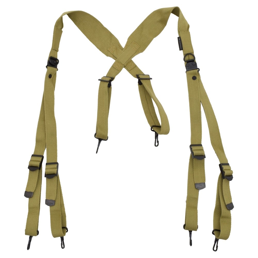 Bretelle per cinturone M-1936 khaki di JS-TACTICAL