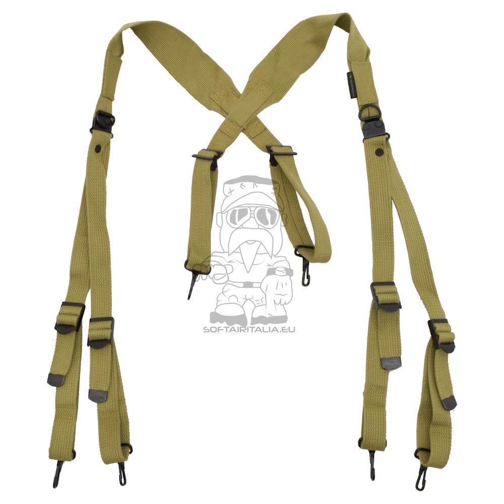 Bretelle per cinturone M-1936 khaki di JS-TACTICAL