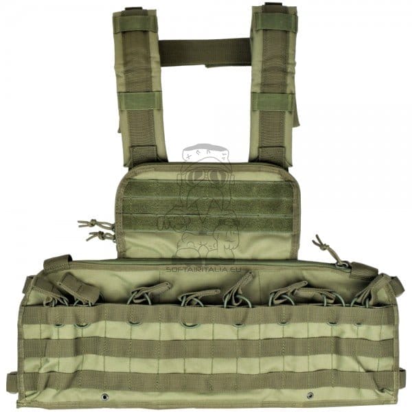 Gilet tattico verde di JS-TACTICAL