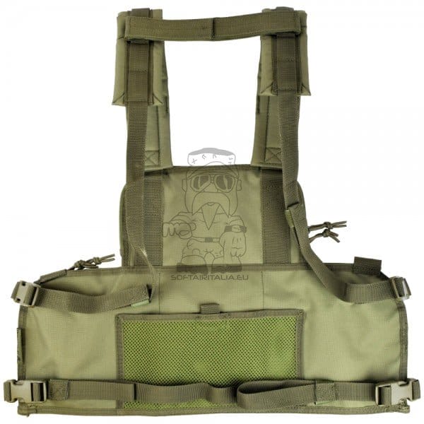 Gilet tattico verde di JS-TACTICAL
