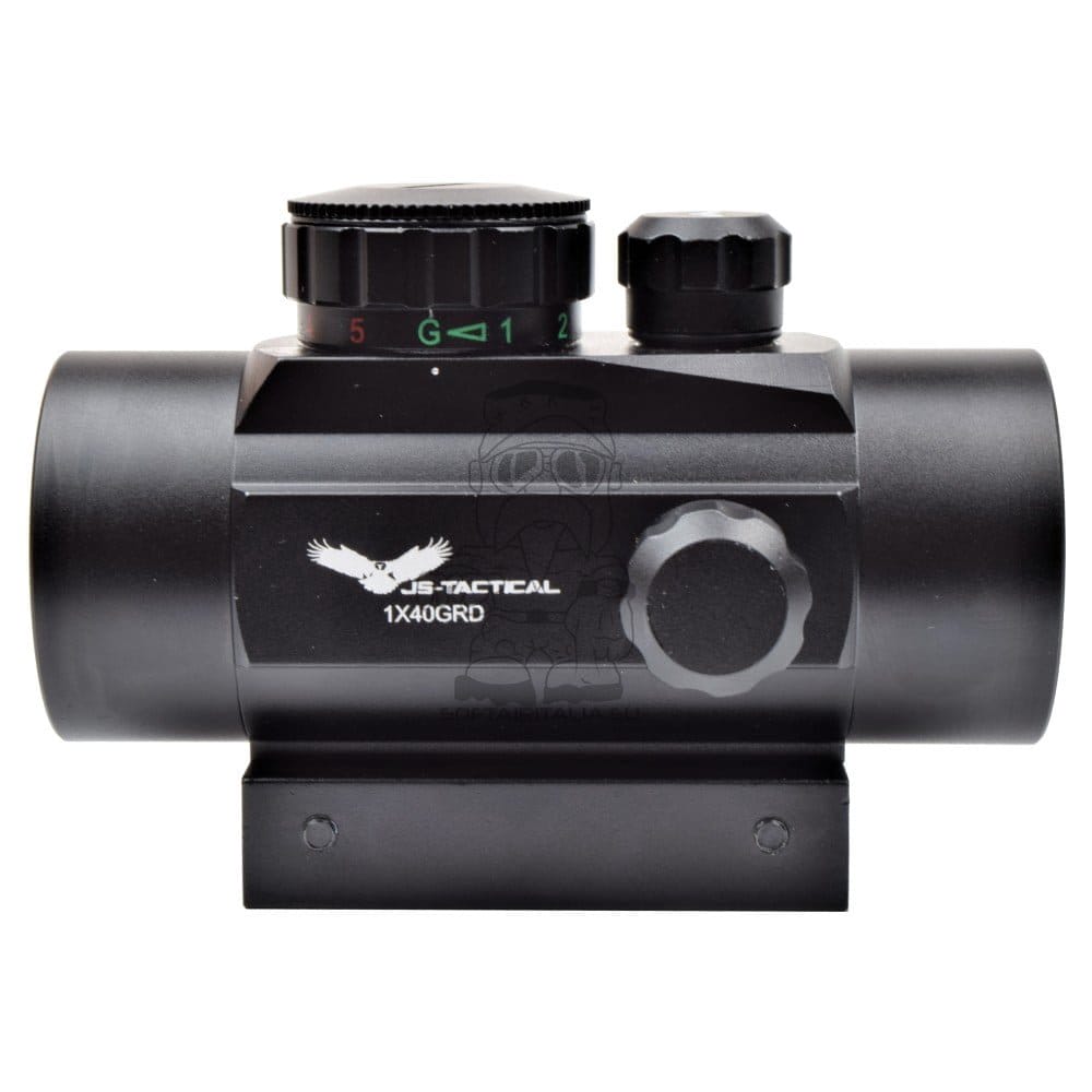 Red dot tubo 40mm nero di JS-TACTICAL