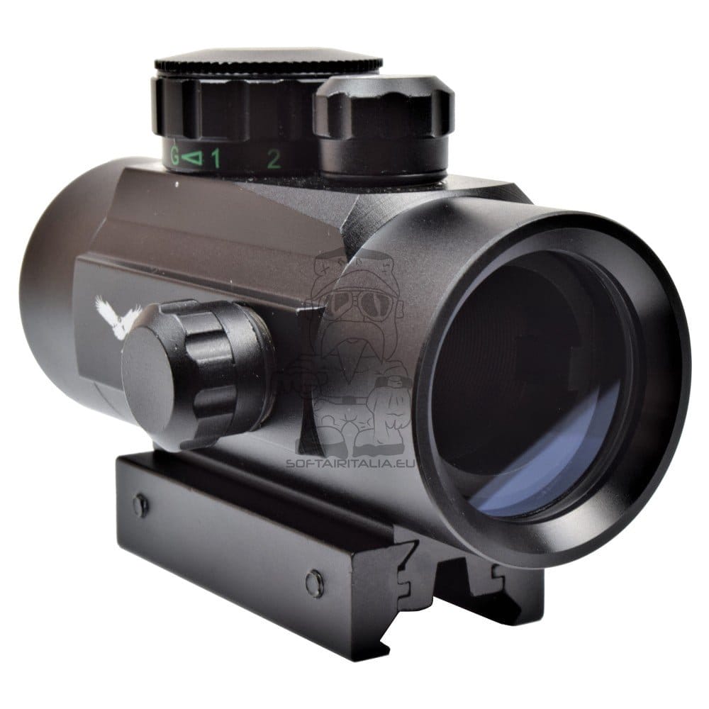 Red dot tubo 40mm nero di JS-TACTICAL