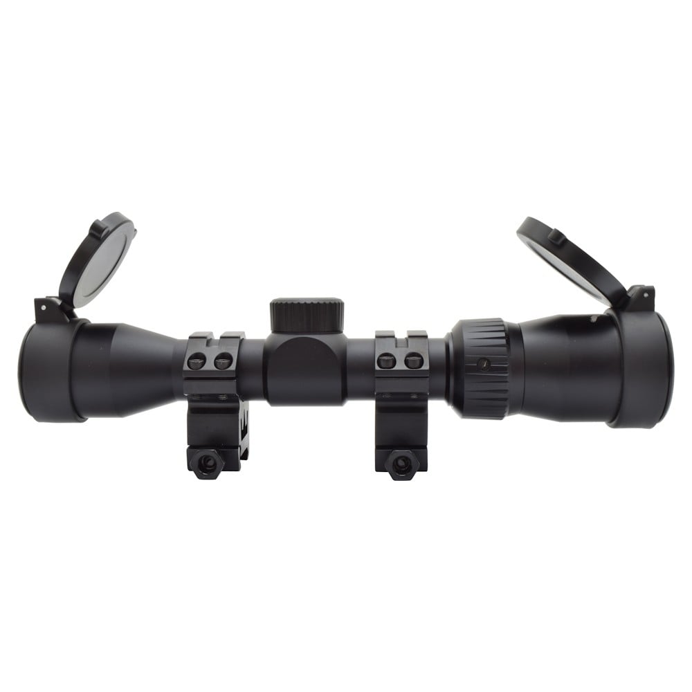 Ottica Long Eye Relief Zoom 2X-7X Lente 32mm nera di JS-TACTICAL