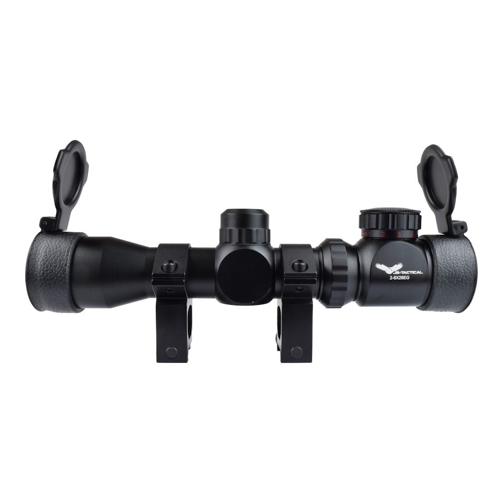 Ottica zoom 2x-6x lente 28mm per fucili di JS-TACTICAL