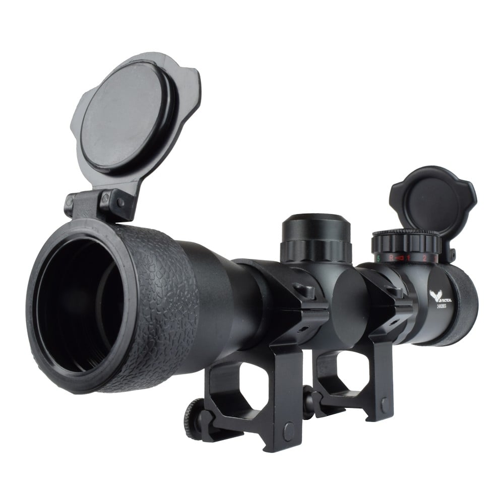 Ottica zoom 2x-6x lente 28mm per fucili di JS-TACTICAL