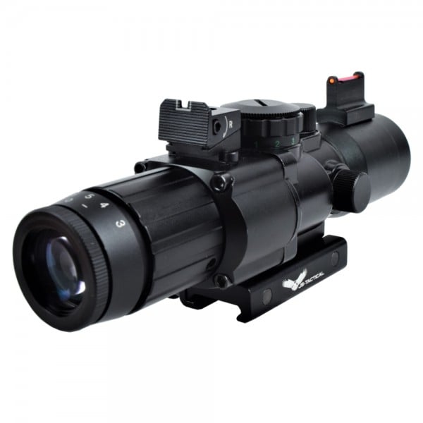 Ottica con lente 32mm zoom 3x-12x di JS-TACTICAL