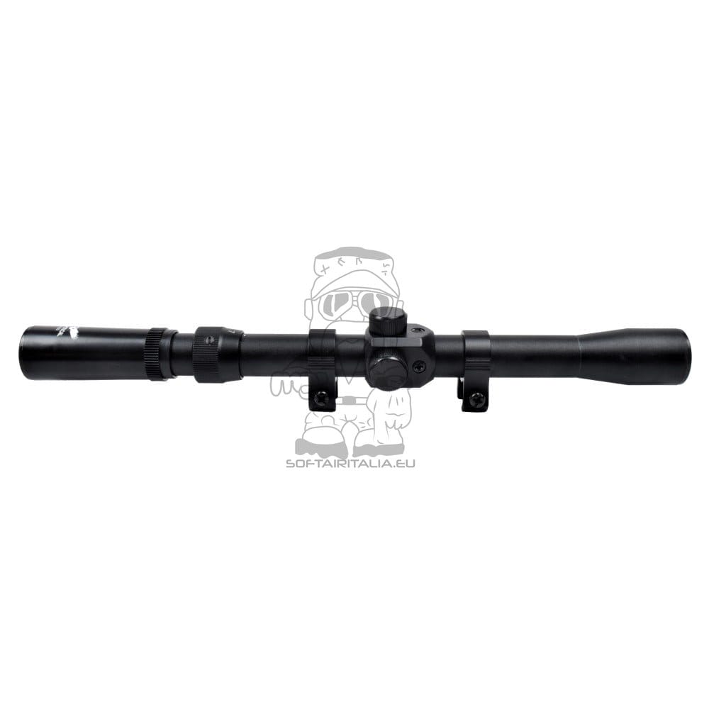 Ottica con lente 20mm zoom 3X-7X e attacco 11mm di JS-TACTICAL