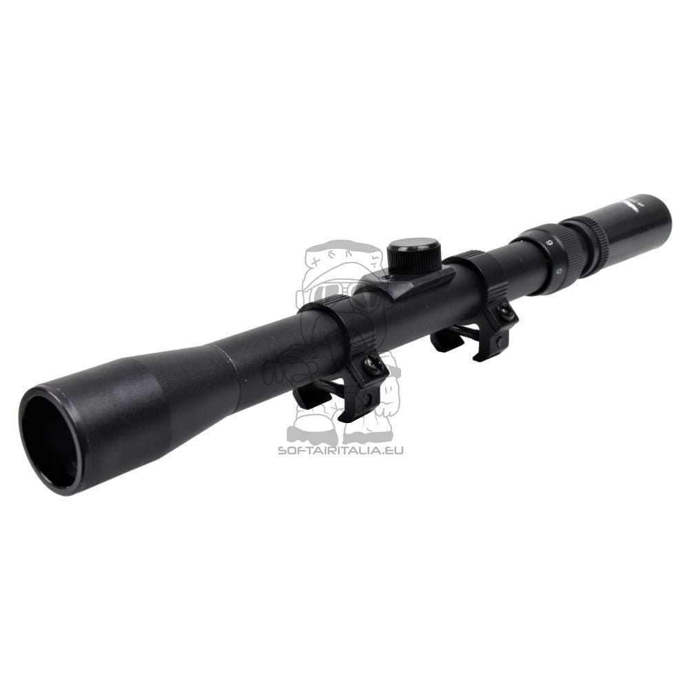 Ottica con lente 20mm zoom 3X-7X e attacco 11mm di JS-TACTICAL