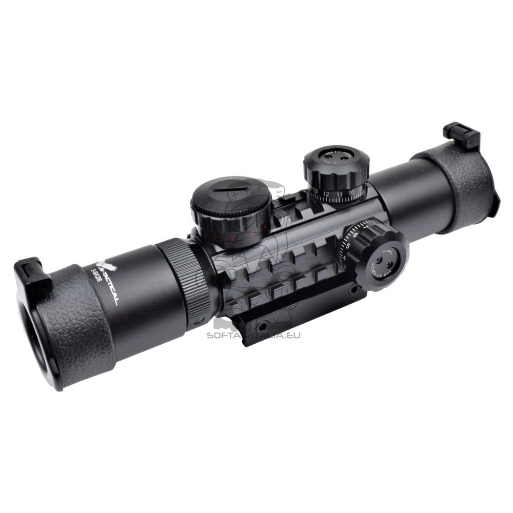 Ottica zoom 3-9x illuminata con lente da 26mm di JS-TACTICAL