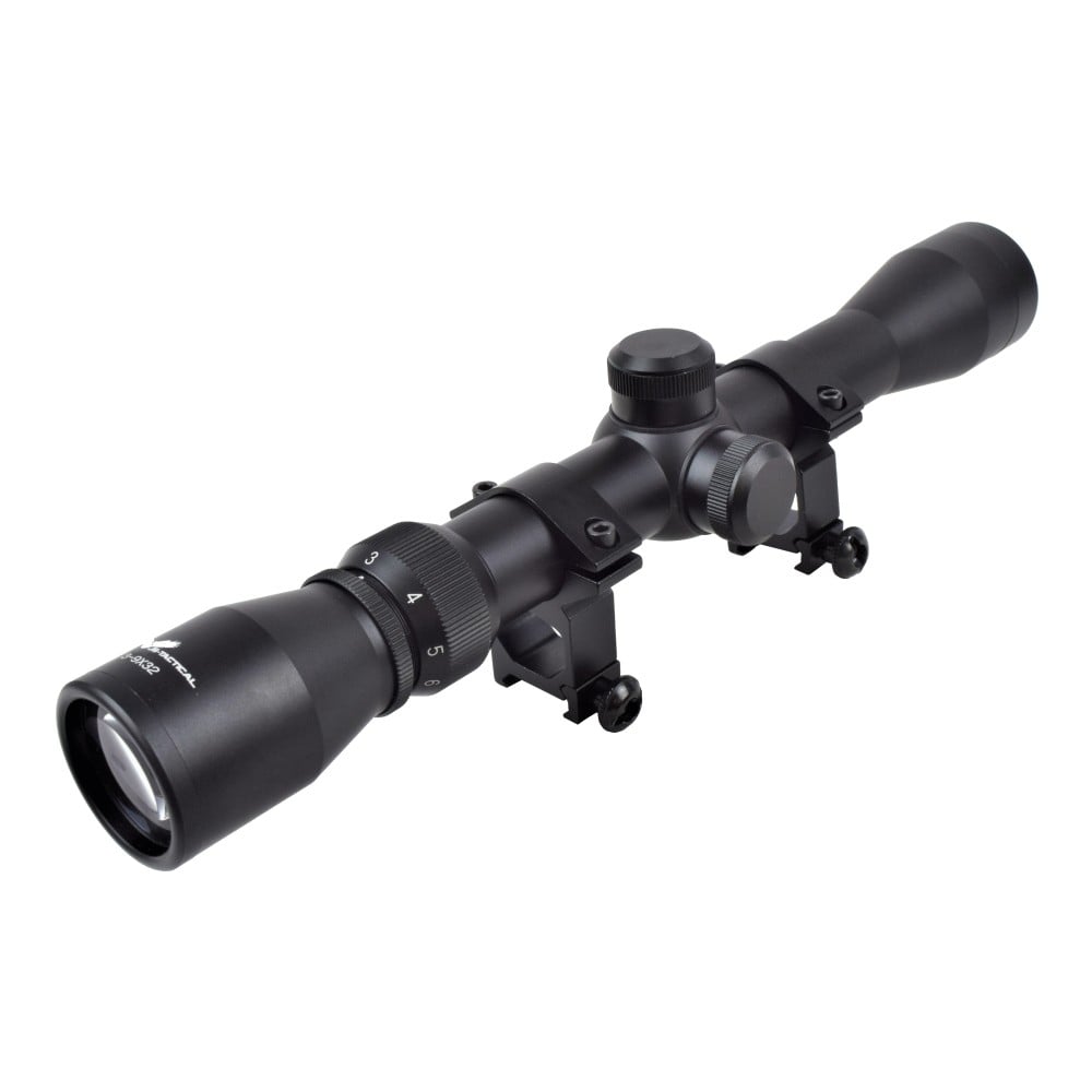 Ottica con lente da 32mm e zoom 3X-9X nera di JS-TACTICAL