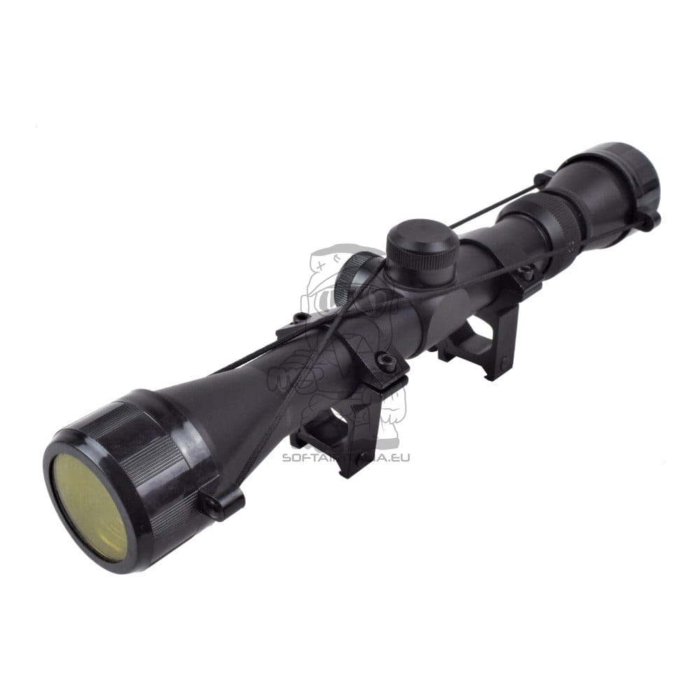 Ottica con lente da 32mm e zoom 3X-9X nera di JS-TACTICAL