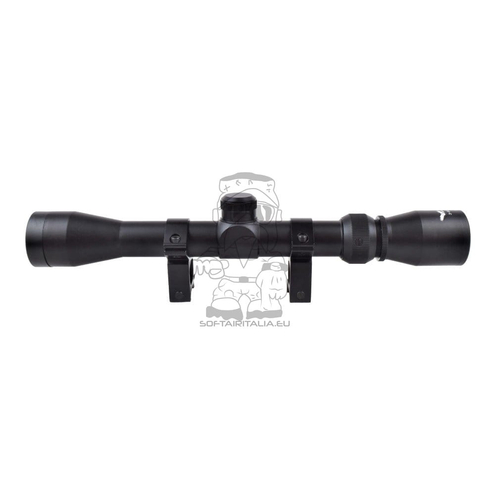 Ottica con lente da 32mm e zoom 3X-9X nera di JS-TACTICAL