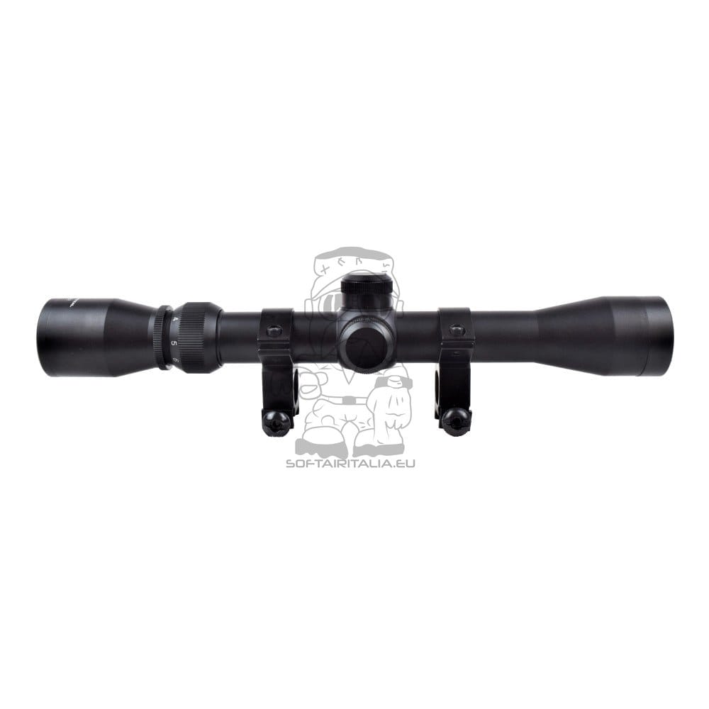 Ottica con lente da 32mm e zoom 3X-9X nera di JS-TACTICAL