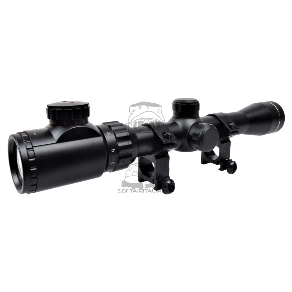Ottica 3-9X32 illuminata per softair di JS-TACTICAL