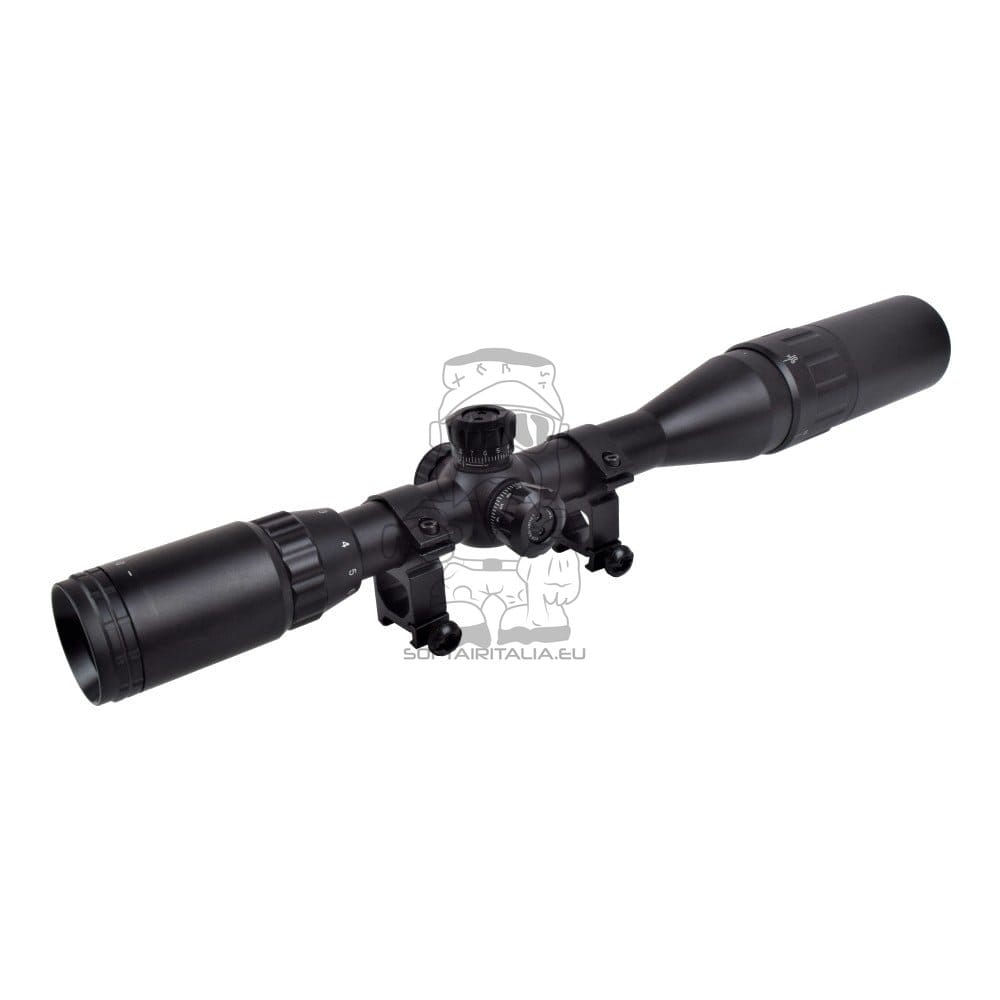 Ottica zoom 3-9x lente 40mm nera di JS-TACTICAL