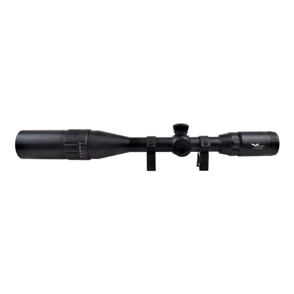 Ottica zoom 3-9x lente 40mm nera di JS-TACTICAL