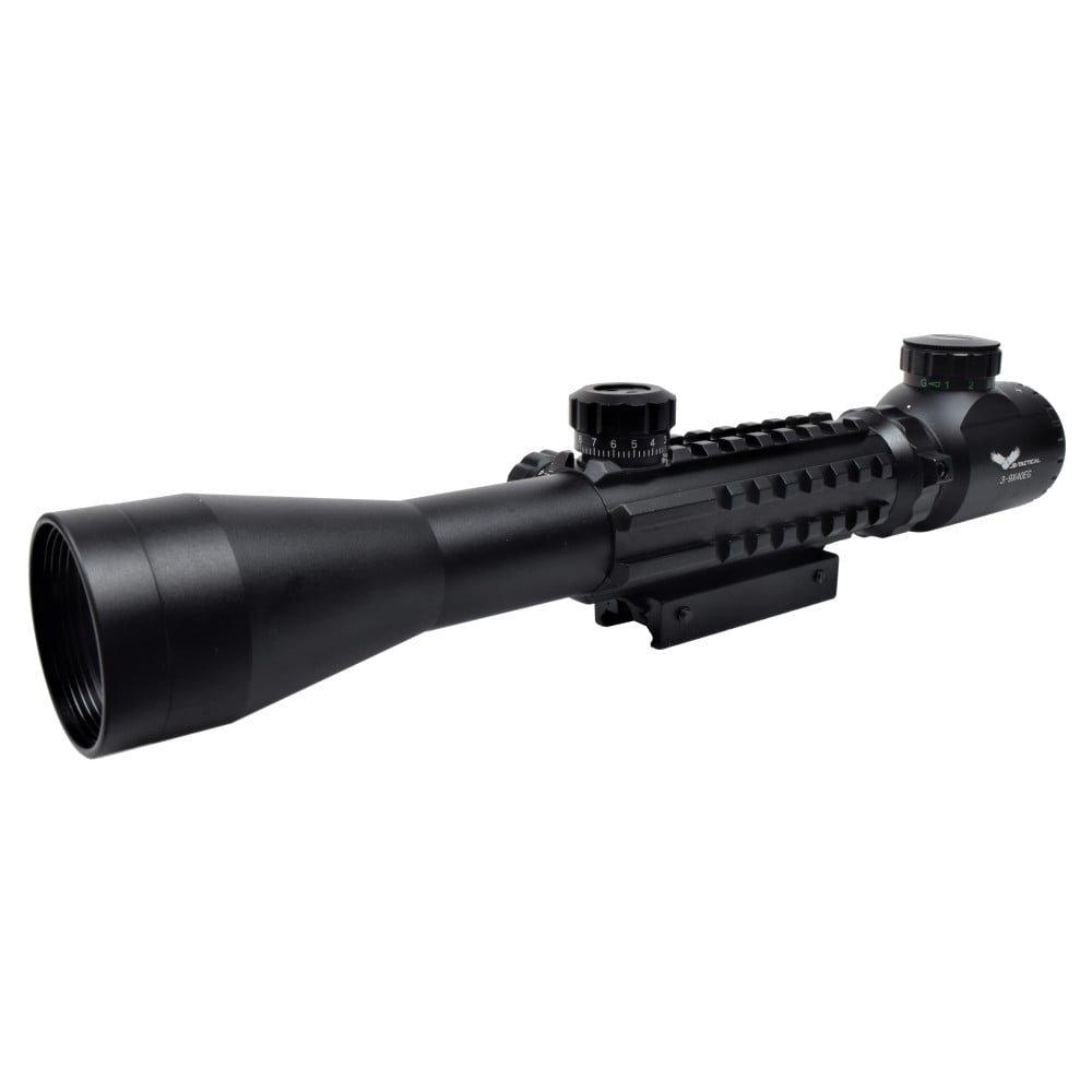 Ottica illuminata 3-9x40 con slitte di JS-TACTICAL