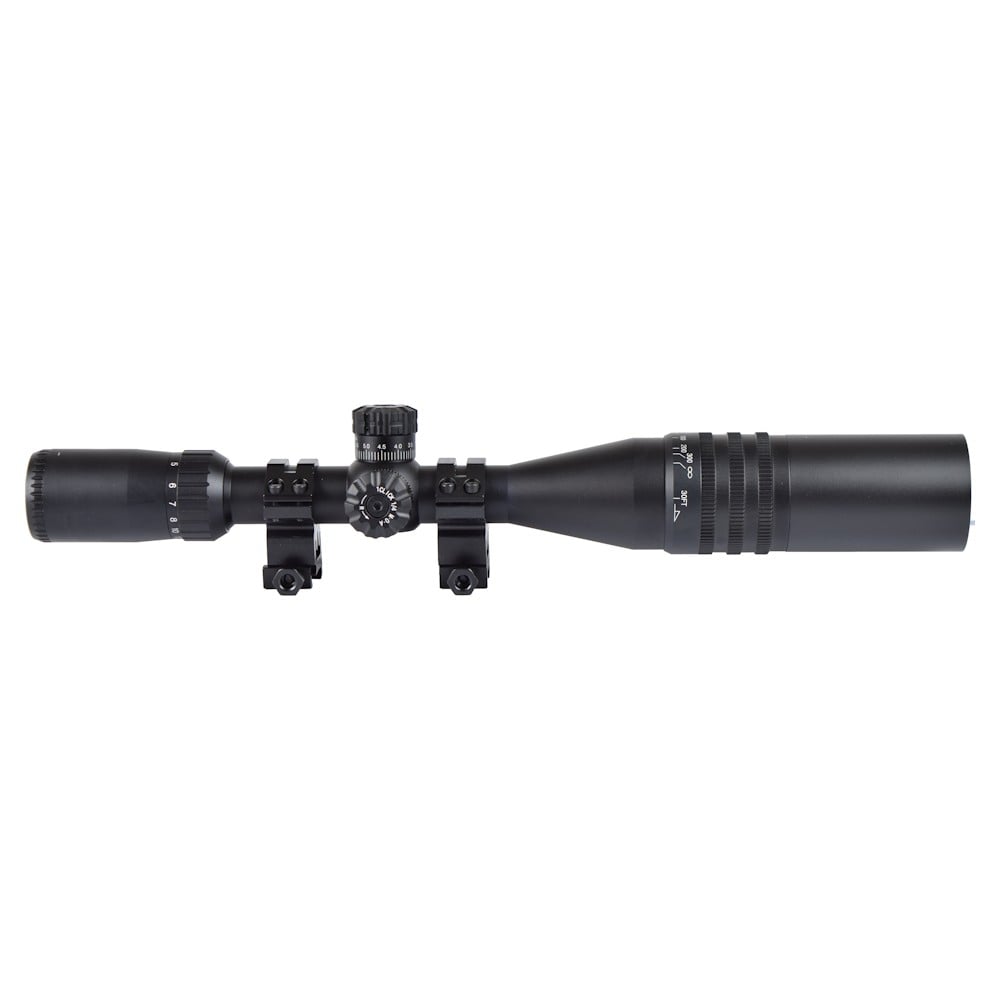 Ottica illuminata zoom 4x-16x lente 44mm nera di JS-TACTICAL