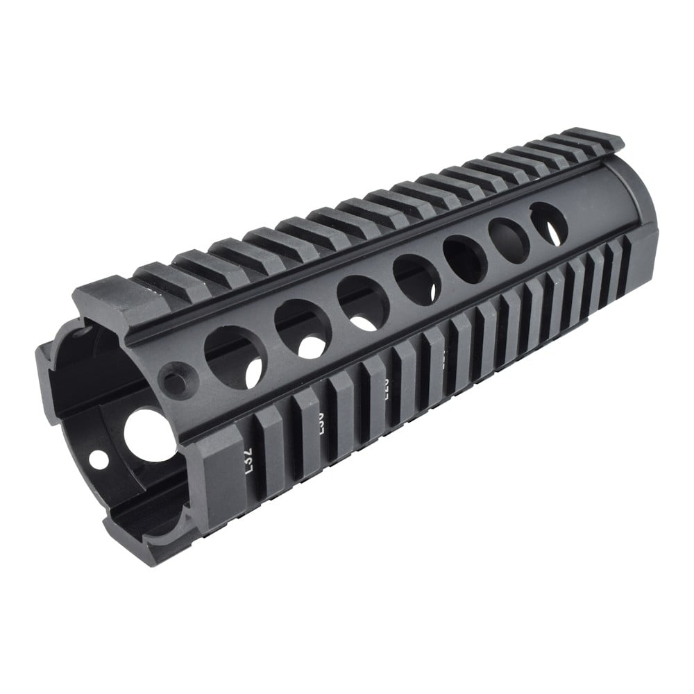 Paramano free floating da 7 pollici per M4 nero di JS-TACTICAL