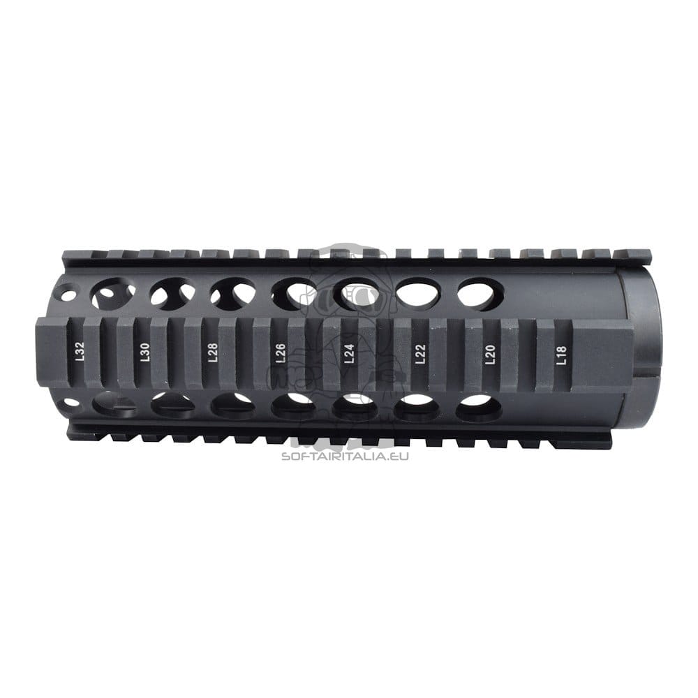 Paramano free floating da 7 pollici per M4 nero di JS-TACTICAL